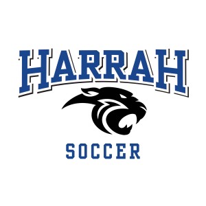 Harrah Soccer Panther Logo